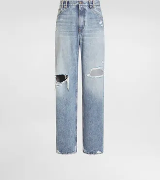 Dolce & Gabbana Denim Trousers - Man Denim Multi-colored 44