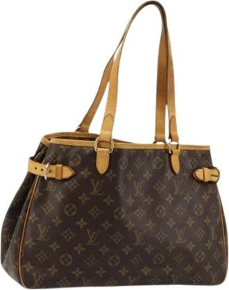 Louis Vuitton Pre-owned Handbags, female, Brown, Size: ONE SIZE Pre-owned Monogram Canvas Tote Bag