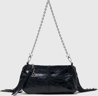 Maje Patent Leather Miss M Clutch Bag - Black - Maje