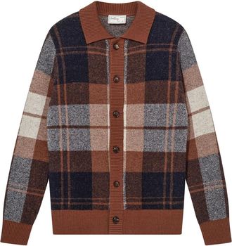 Mos Mosh MOS Mosh - MMGWando Cardigan Knit - Heren - Truien - Veelkleurig - Maat: M Wol