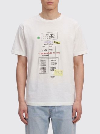 Maison Margiela T-shirt in cotone con logo Mm6 Maison Margiela