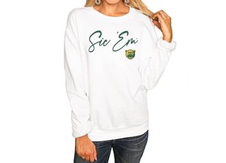 Gameday Couture Baylor University Long Sleeve Crew Tee In White