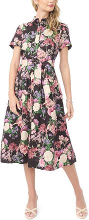 Ted Baker Charlie Drop Waist Linen Midi Dress