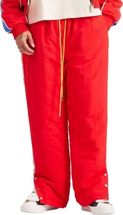 Diet Starts Monday Mens Reverso Nylon Pants In Red