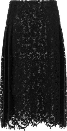 Fendi Macram&eacute; Lace Skirt - Black