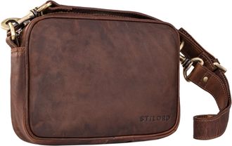 STILORD Tamika Leather Crossbody Bag for Women Vintage Genuine Leather Shoulder Bag with Wide Strap, Medium Womens Handbag and Everyday Small Leather Purse Co