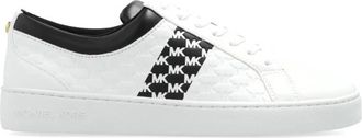 Michael Kors Juno Stripe sneakers - Dames - Sneakers - Wit - 38 1/2 EU - Leer - Schoenen