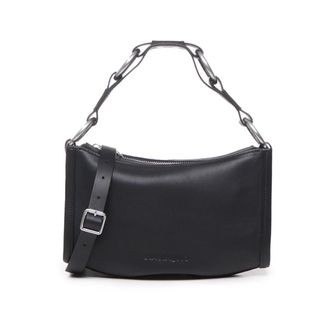 Francesco Biasia Y2K Adjustable Bag - Dames - Handtassen - Zwart - ONE Size - Leer - Tassen