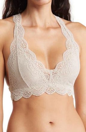 Wishlist Pretty Lace Bralette in Champagne at Nordstrom Rack, Size X-Large