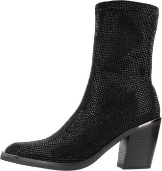Alma En Pena Stijlvolle Haklaarzen - Dames - Cowboylaarzen - Zwart - 37 EU - Schoenen