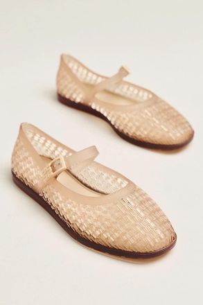 Melissa Harper Jelly Mary Jane Flats