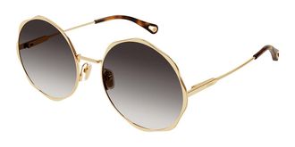 Chlo&eacute; CH0184S 001 Womens Sunglasses Gold Size 59