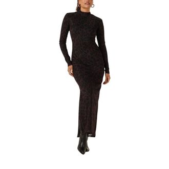Harper & Yve Jessie-Dr Maxi Jurk - Dames - Maxi kleedjes - Bruin - XS - Polyester - Kleedjes