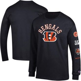 Champion Mens Champion Black Cincinnati Bengals Seal Long Sleeve T-Shirt at Nordstrom, Size Xx-Large
