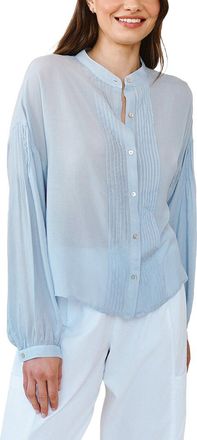 Bella Dahl Drop-Shoulder Pintuck Shirt