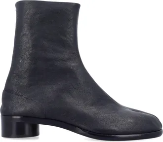 Maison Margiela Tabi Split Toe Leather Ankle Boots