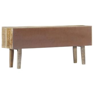 Berkfield Home Sideboard 140x30x60 cm Solid Mango Wood in Brown | Size: 140 x 30 x 60 cm