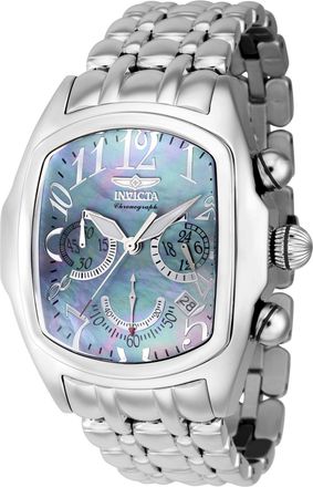 Invicta Lupah 43152 Herenhorloge - Quartz Uurwerk - Roestvrij Staal met Parelmoer Wijzerplaat - 44 mm