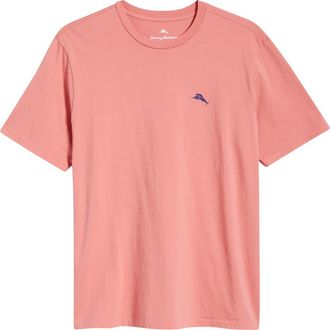 Tommy Bahama Marlin Waves Graphic T-Shirt in Red Sunset at Nordstrom, Size Xxx-Large