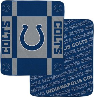 Pegasus Sports Indianapolis Colts Nfl Team Reversible Fleece Blanket