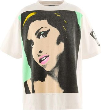 Saint Mxxxxxx AMY_SS T-SHIRT/BACK TO BLK / WHT