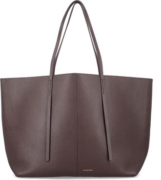By Malene Birger Abilla Tote - Dames - Shoppers - Bruin - ONE Size - Leer - Tassen