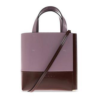 Marni Bolso North/South de Piel - Bags - Mujer - P&uacute;rpura - ONE SIZE