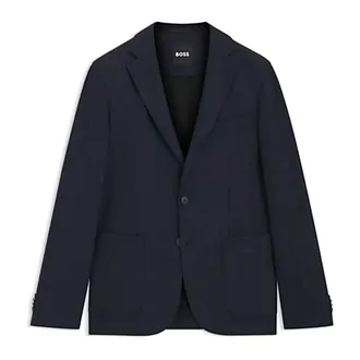 HUGO BOSS Hugo, Blazers, male, Blue, Size: XL Giacca