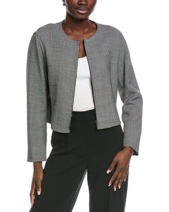 Akris Pippa Reversible Wool-Blend Jacket