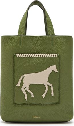 Mulberry Chalk Horse Small Leather Tote - Green - One Size