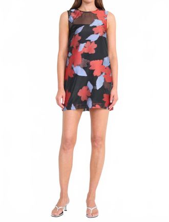 Staud Brea Dress In Night Garden