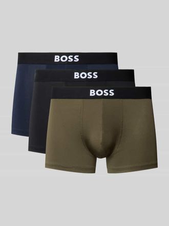 HUGO BOSS Trunks mit elastischen Label-Bund Modell MICRO ONE in Oliv, Gr&ouml;&szlig;e XXL