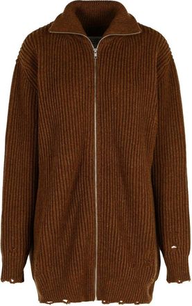 Maison Margiela Brown Virgin Wool Sweater