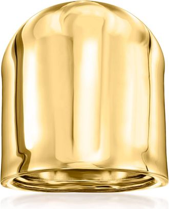 Ross-Simons Italian 14kt Yellow Gold Wide Ring