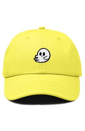 Dalix Whisper Ghost Dad Cap in Yellow at Nordstrom