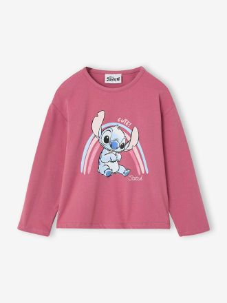 Lilo & Stitch M&auml;dchen Langarmshirt Lilo & Stitch altrosa