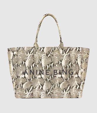 Anine Bing Tote Bag Leo Print