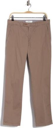 Brax Evans Regular Fit Flat Front Chino Pants in Stone at Nordstrom Rack, Size 60