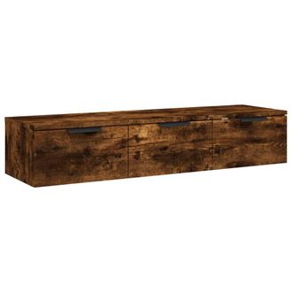vidaXL Vidaxl - Armario De Pared Madera Ingenier&iacute;a Roble Ahumado 102x30x20 Cm