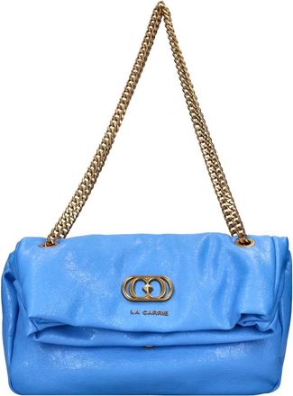 La Carrie Lumi Schoudertas - Dames - Schoudertassen - Blauw - ONE Size - Leer - Tassen