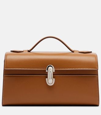 Savette Symmetry Pochette leather top-handle bag