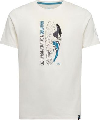 La Sportiva Solution T-Shirt f&uuml;r Herren | wei&szlig;/grau