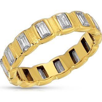 Kozakh Vyronas Cubic Zirconia Eternity Band Ring in Gold at Nordstrom, Size 8