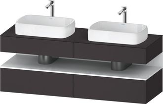 Duravit Duravit Qatego Consola Mueble Bajo Lavabo, 2 Extensiones, 2