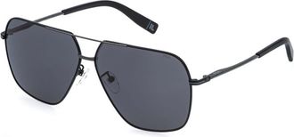 Fila SFIA10 599Y Mens Sunglasses Black Size 63