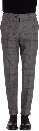 Pantaloni Torino Rebel Chinos - Heren - Chinos - Grijs - W34 - Wol - Broeken