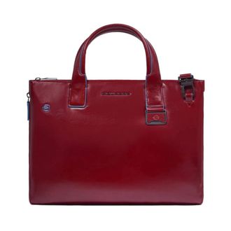 Piquadro Personaliseerbare laptoptas met i Pad-compartiment- Rfid en schokabsorberende bescherming - Heren - Laptoptassen - Rood - ONE Size - Tassen