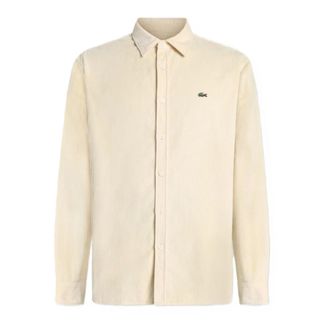 Lacoste Camicia in velluto a coste Regular Fit - - Shirts - Uomo - Beige - 2XL