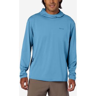 Marmot AirExchange SolarShield UPF Hoodie in Summer Storm at Nordstrom, Size Xx-Large