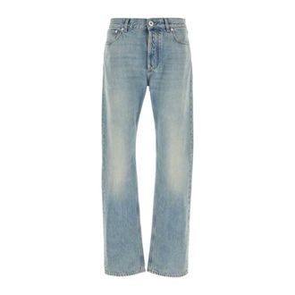 Alexander McQueen Alexander McQueen, Straight Jeans, male, Blue, Size: L Straight Leg Jeans